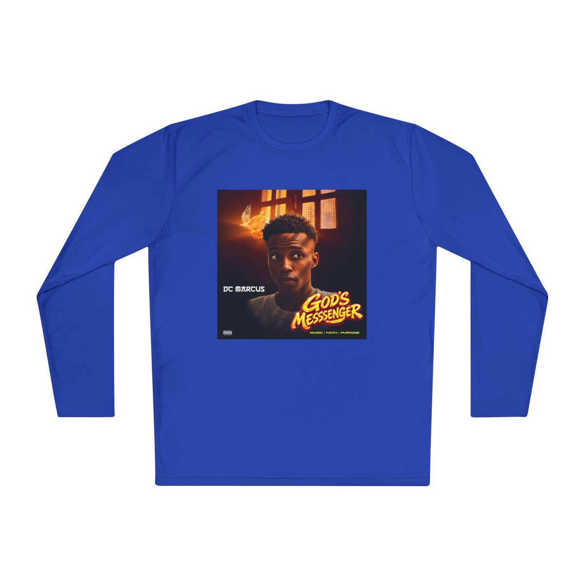 God's Messenger Long Sleeve Tee — Gospel Album Art Tee - DC MARCUS MERCH