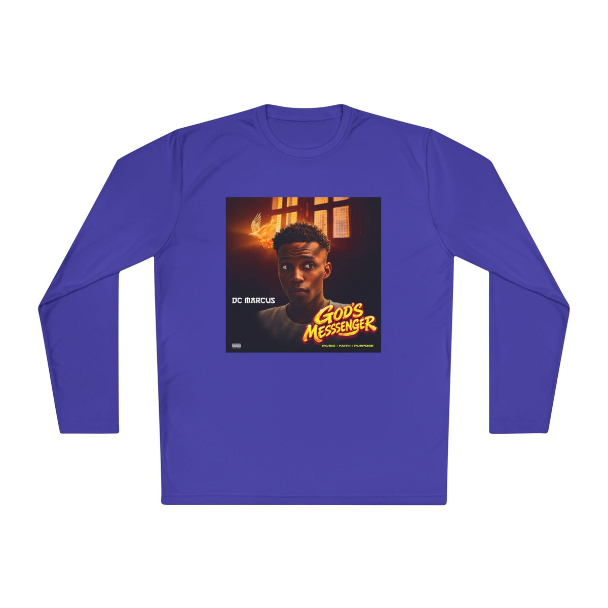 God's Messenger Long Sleeve Tee — Gospel Album Art Tee - DC MARCUS MERCH