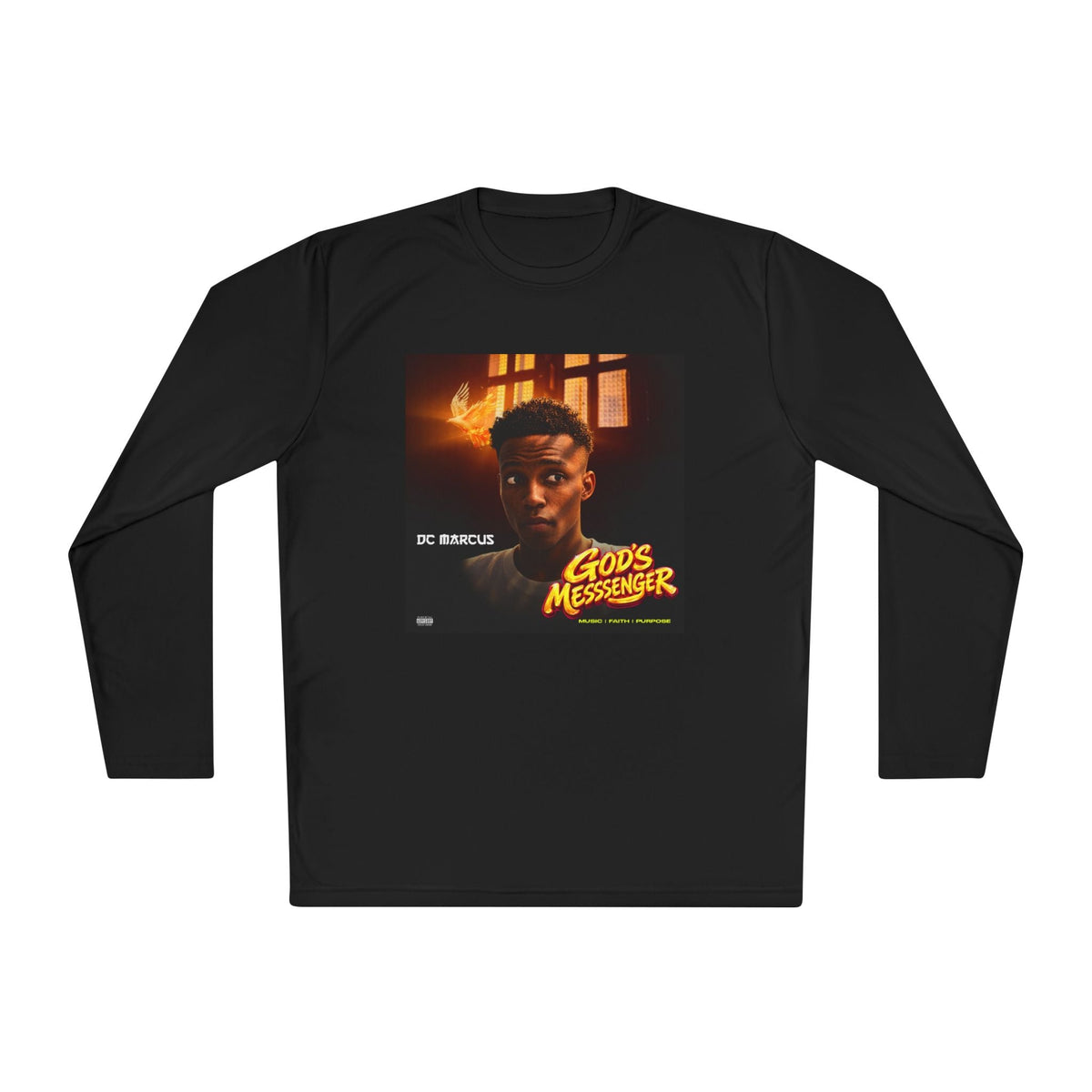 God's Messenger Long Sleeve Tee — Gospel Album Art Tee - DC MARCUS MERCH