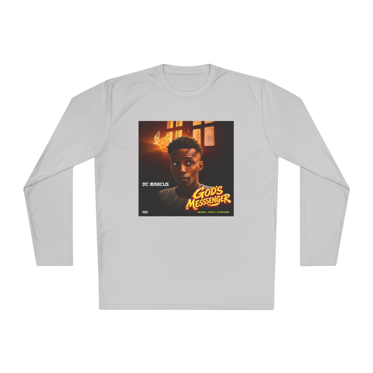 God's Messenger Long Sleeve Tee — Gospel Album Art Tee - DC MARCUS MERCH