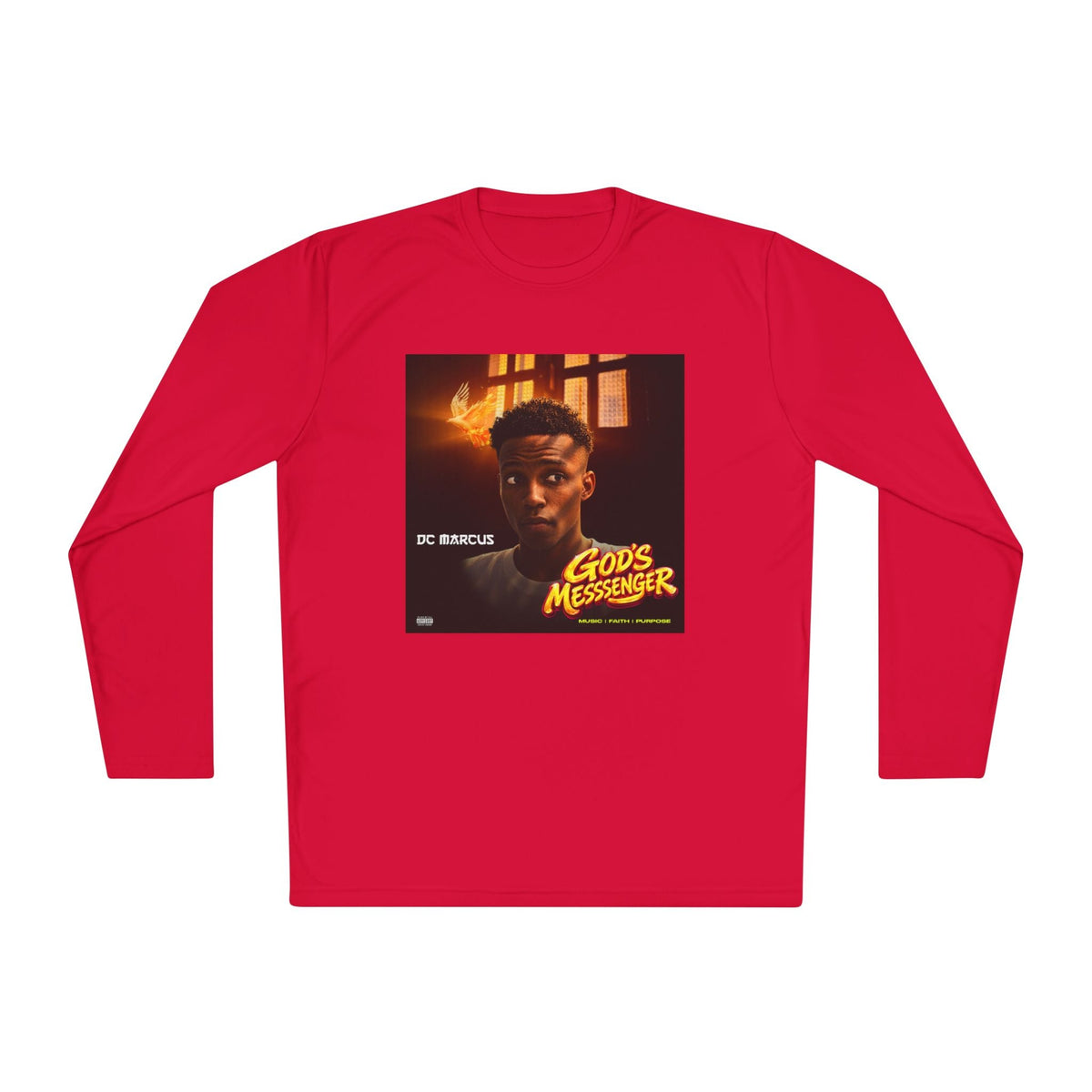 God's Messenger Long Sleeve Tee — Gospel Album Art Tee - DC MARCUS MERCH