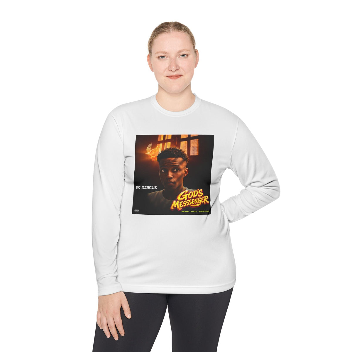 God's Messenger Long Sleeve Tee — Gospel Album Art Tee - DC MARCUS MERCH