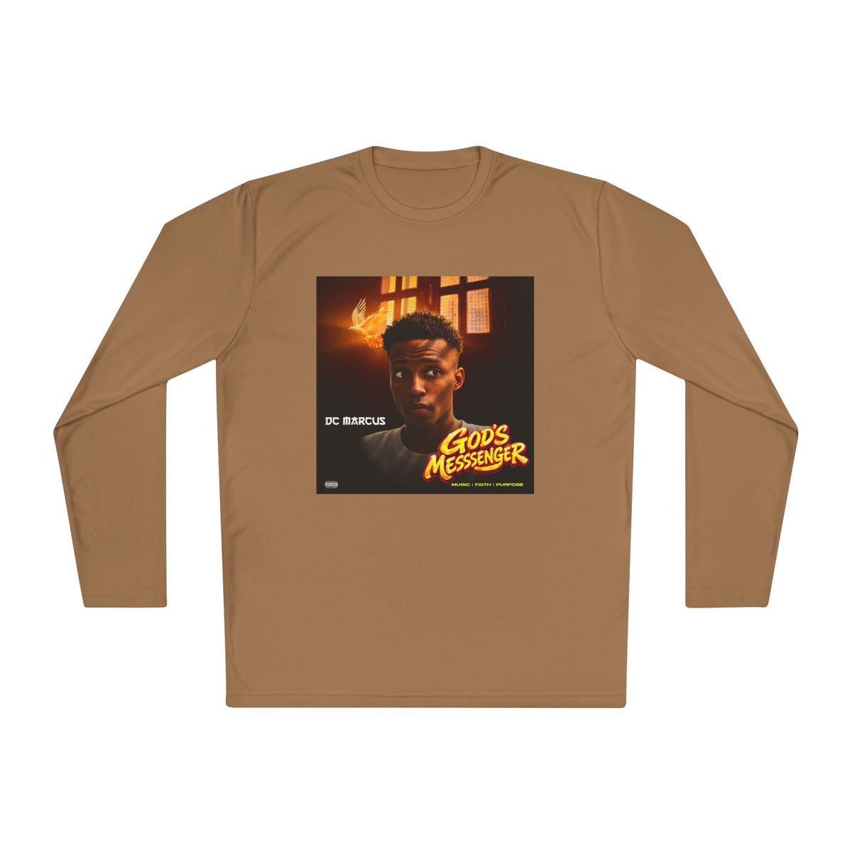God's Messenger Long Sleeve Tee — Gospel Album Art Tee - DC MARCUS MERCH