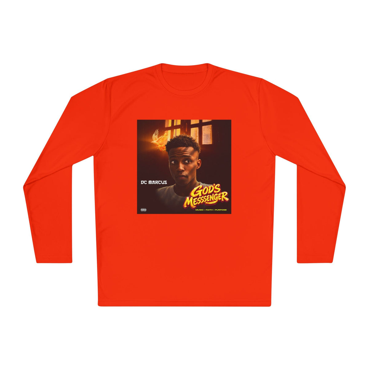 God's Messenger Long Sleeve Tee — Gospel Album Art Tee - DC MARCUS MERCH