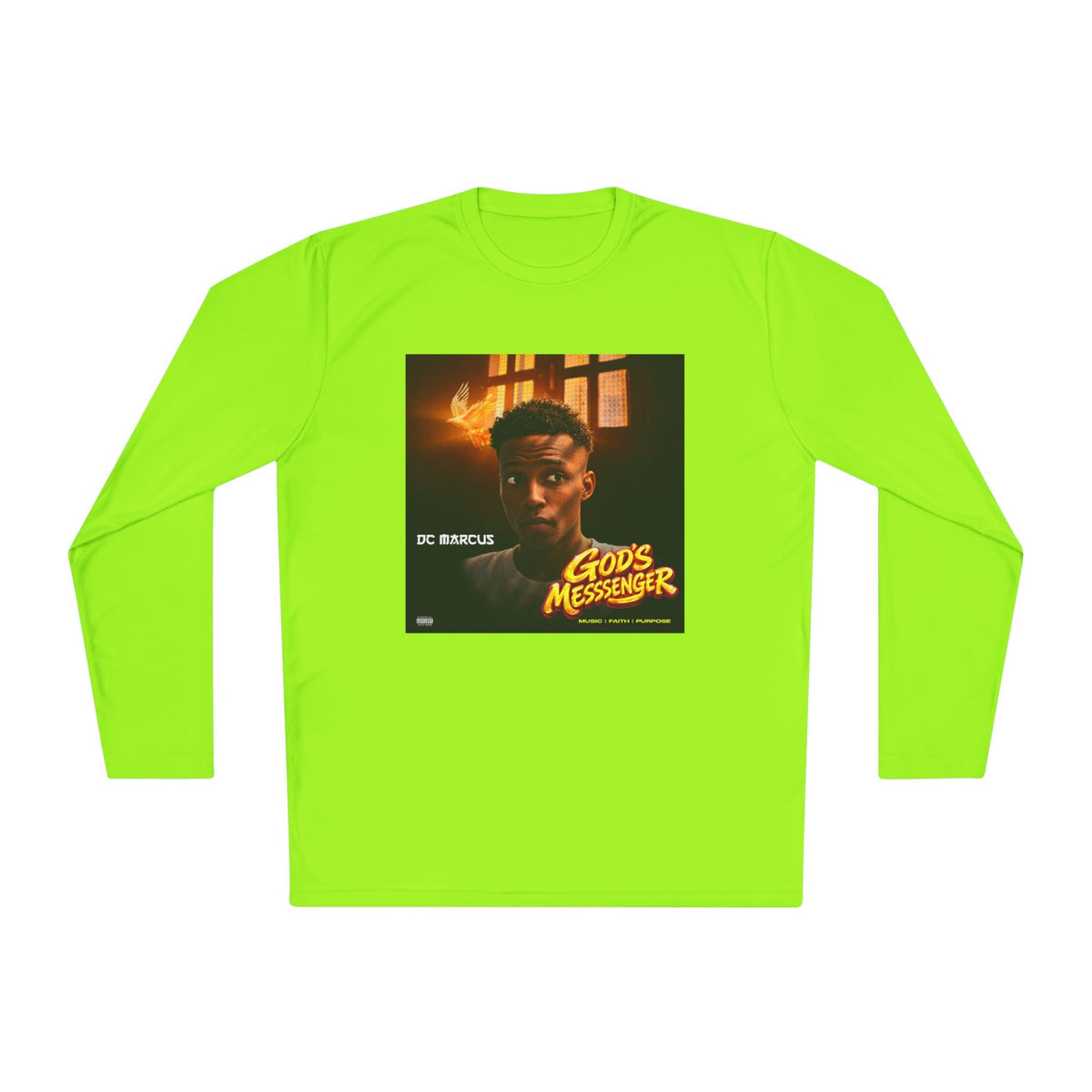 God's Messenger Long Sleeve Tee — Gospel Album Art Tee - DC MARCUS MERCH