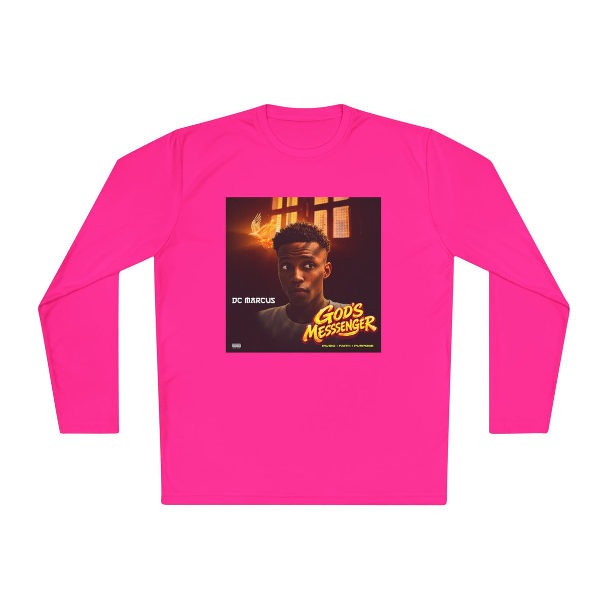 God's Messenger Long Sleeve Tee — Gospel Album Art Tee - DC MARCUS MERCH