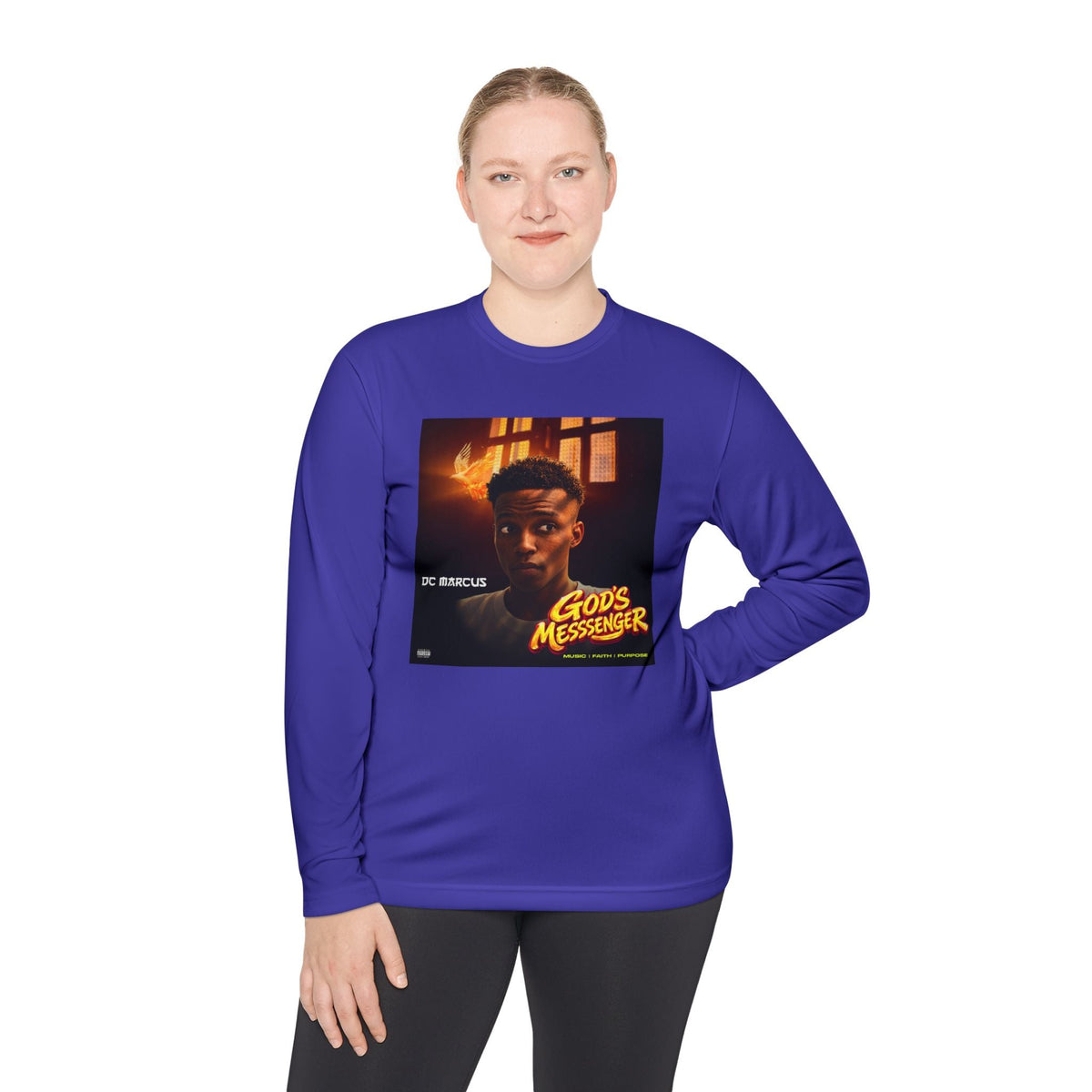 God's Messenger Long Sleeve Tee — Gospel Album Art Tee - DC MARCUS MERCH