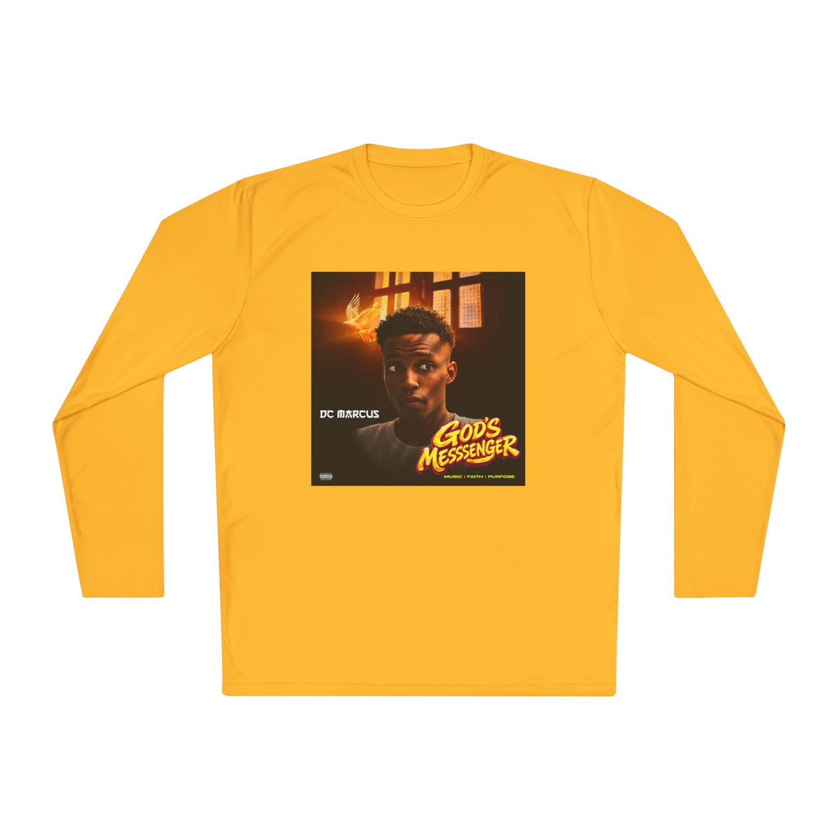 God's Messenger Long Sleeve Tee — Gospel Album Art Tee - DC MARCUS MERCH