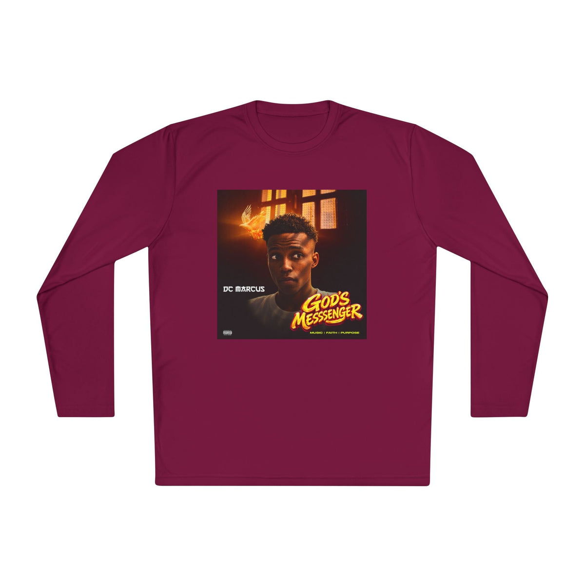 God's Messenger Long Sleeve Tee — Gospel Album Art Tee - DC MARCUS MERCH