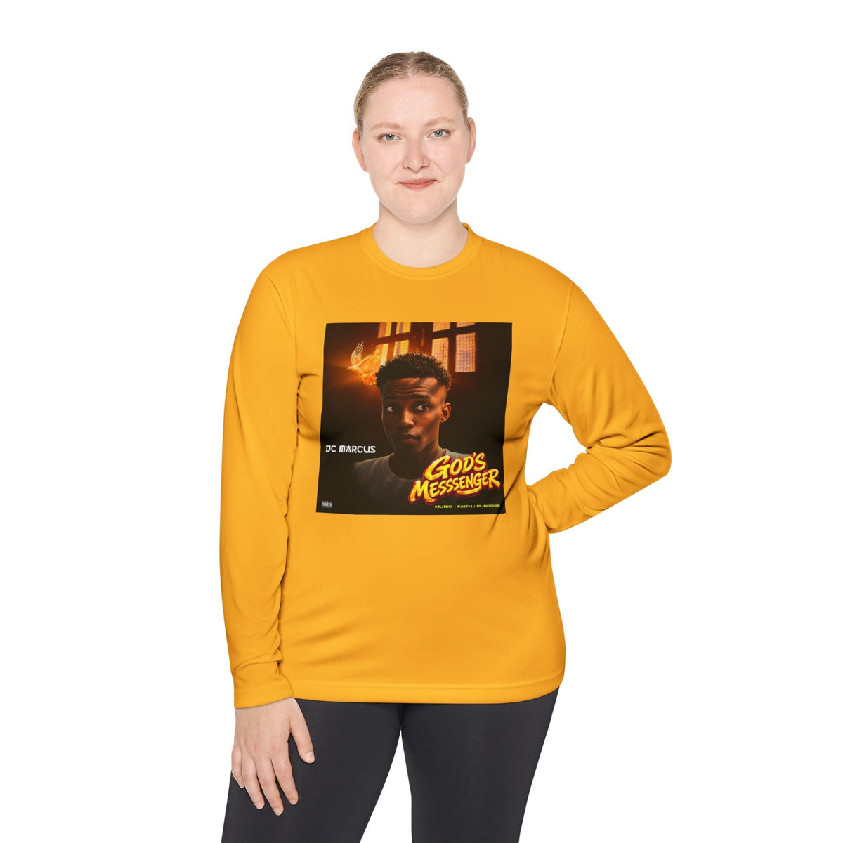 God's Messenger Long Sleeve Tee — Gospel Album Art Tee - DC MARCUS MERCH