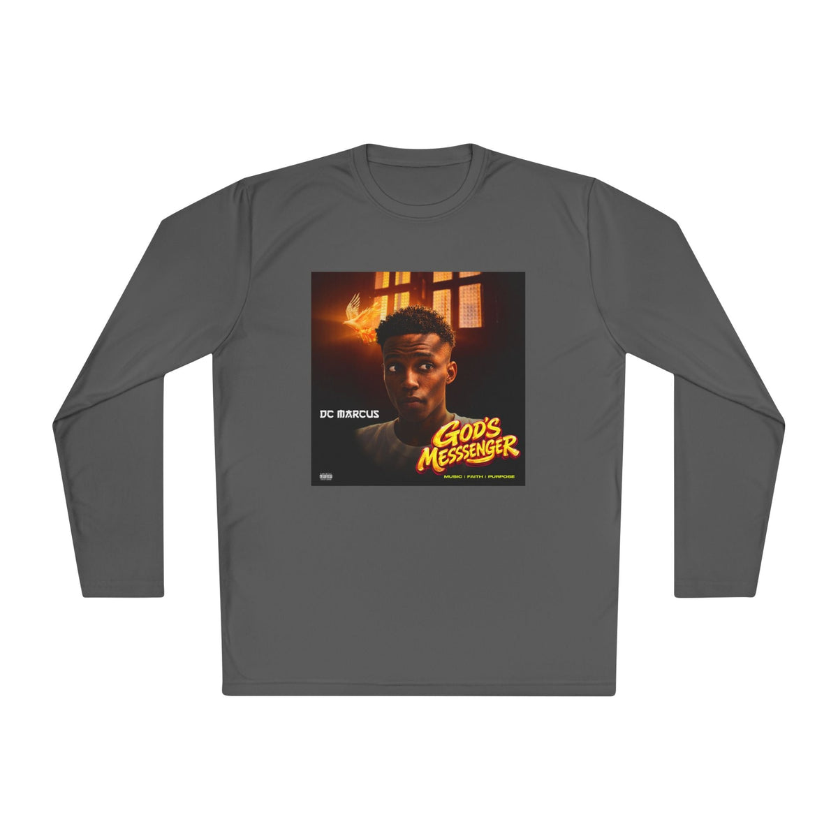 God's Messenger Long Sleeve Tee — Gospel Album Art Tee - DC MARCUS MERCH