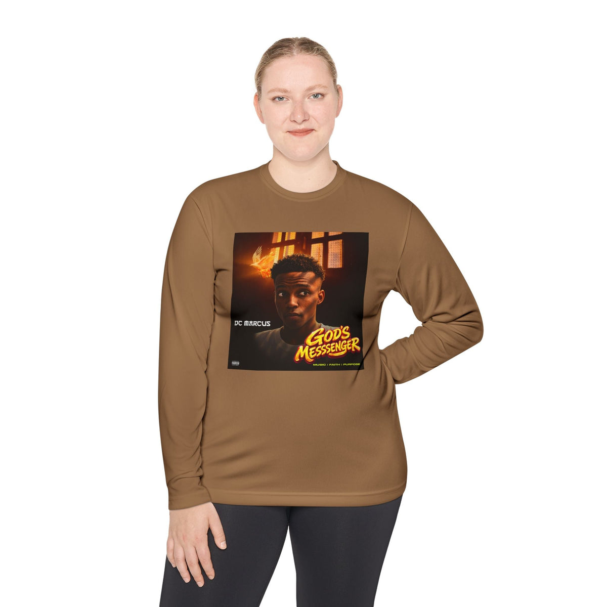God's Messenger Long Sleeve Tee — Gospel Album Art Tee - DC MARCUS MERCH