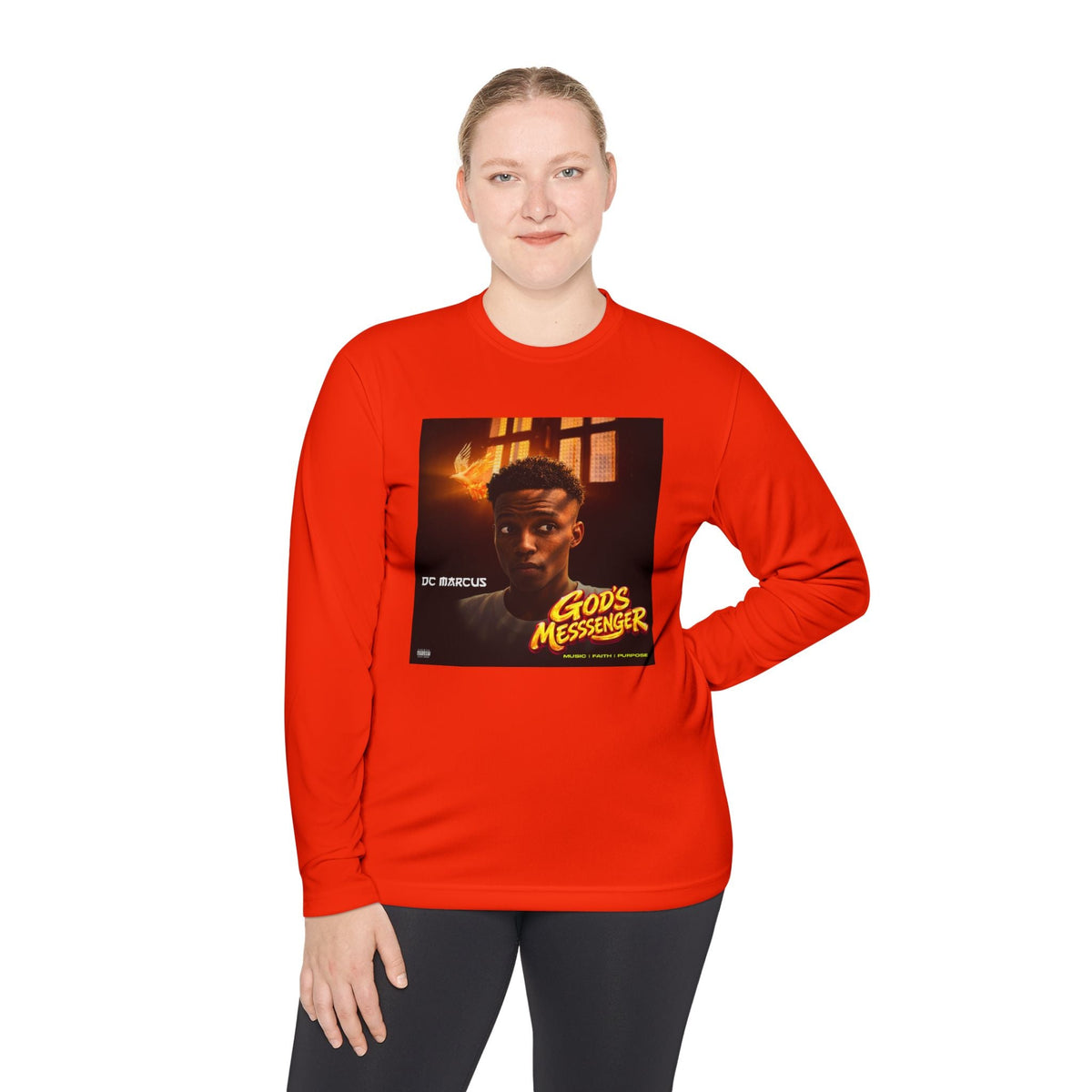 God's Messenger Long Sleeve Tee — Gospel Album Art Tee - DC MARCUS MERCH