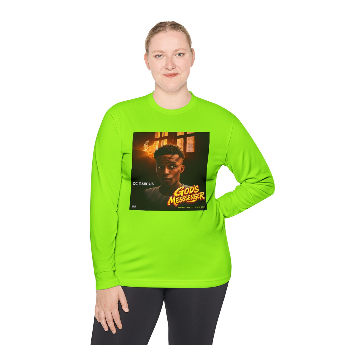 God's Messenger Long Sleeve Tee — Gospel Album Art Tee - DC MARCUS MERCH