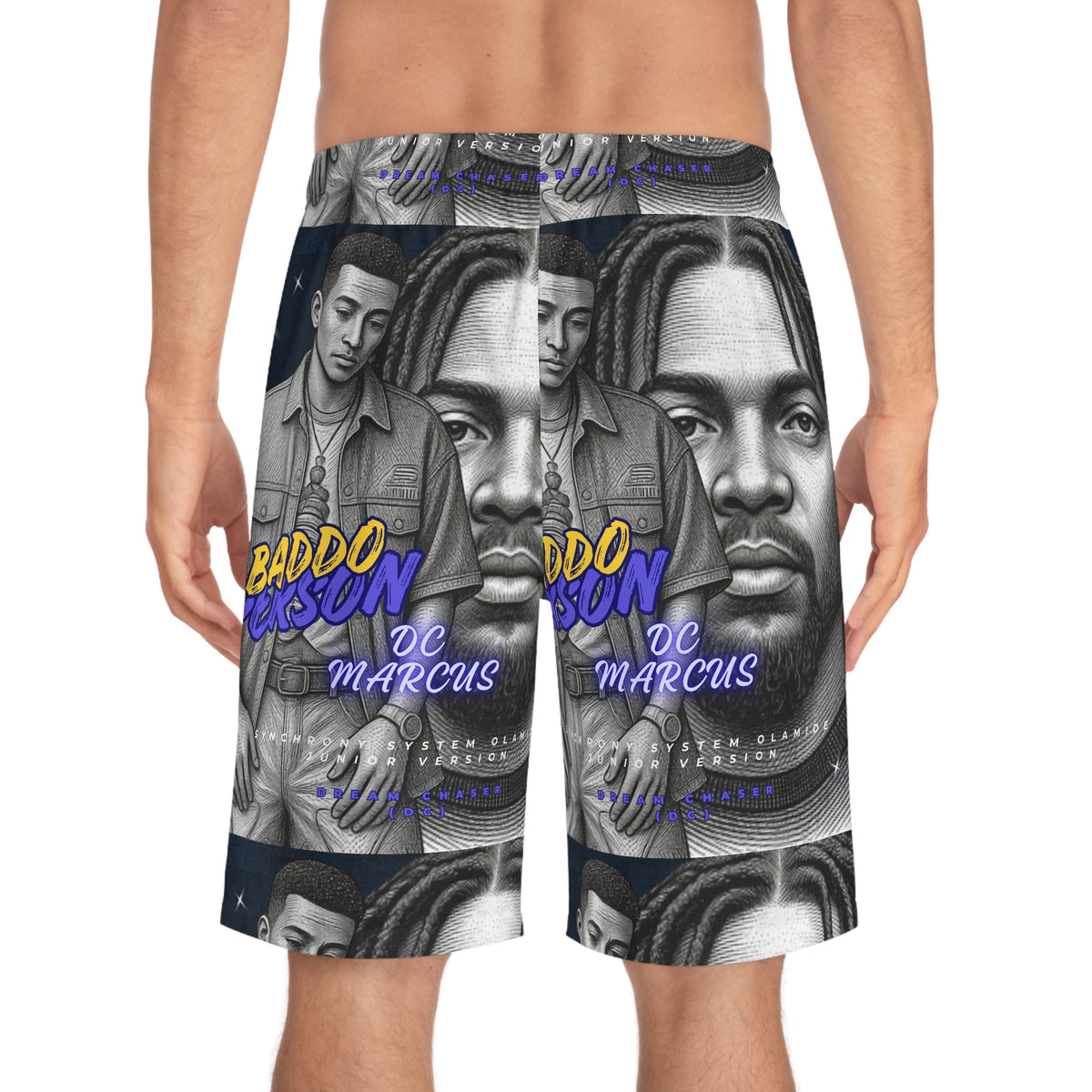 Men's Board Shorts (AOP) - DC MARCUS MERCH