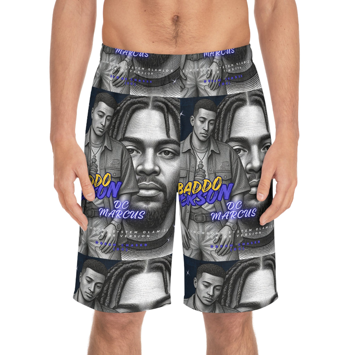 Men's Board Shorts (AOP) - DC MARCUS MERCH