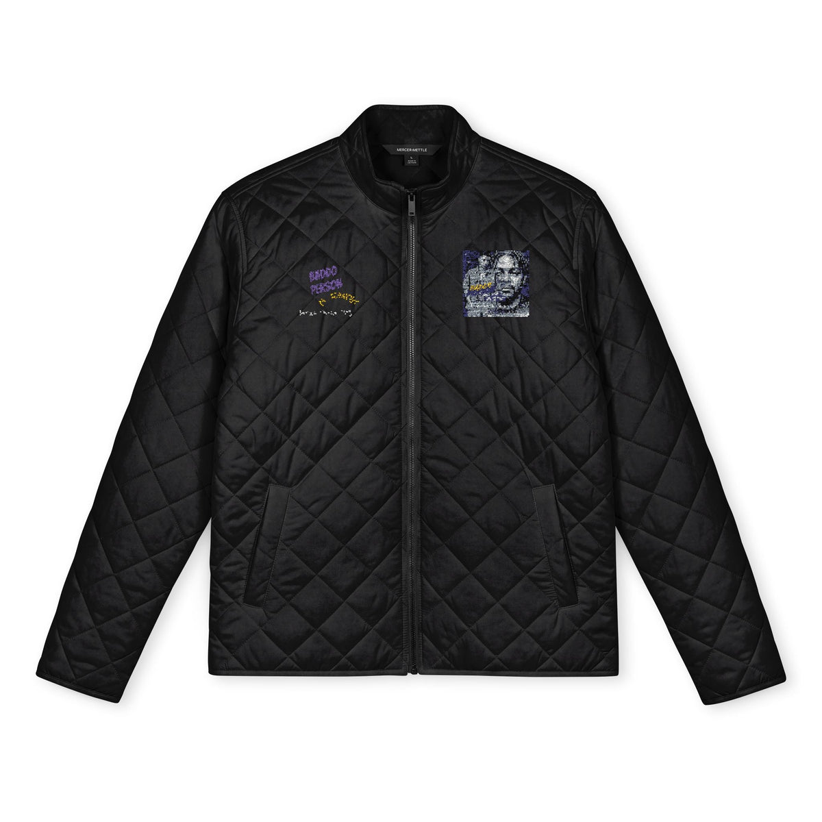 Men's Quilted Full-Zip Jacket (Embroidery) - DC MARCUS MERCH