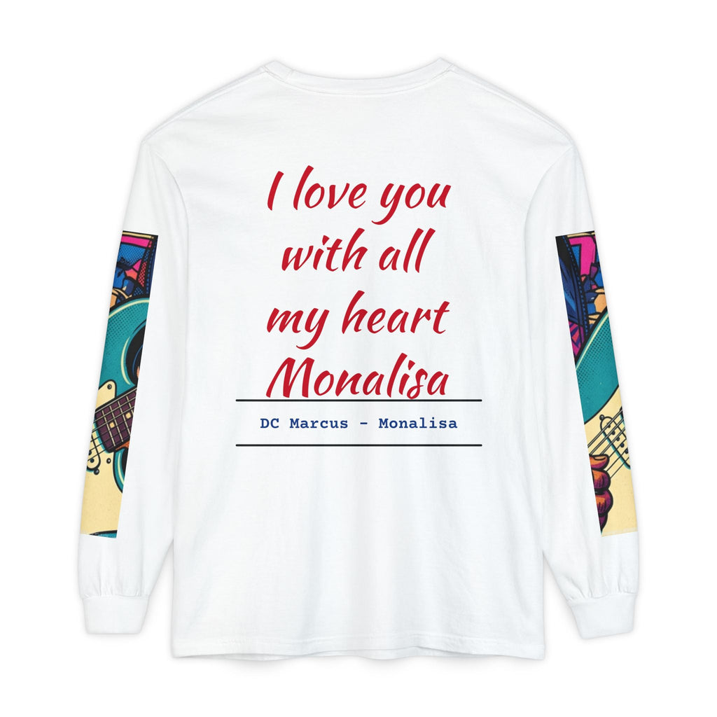 Unisex Garment-dyed Long Sleeve T-Shirt - DC MARCUS MERCH