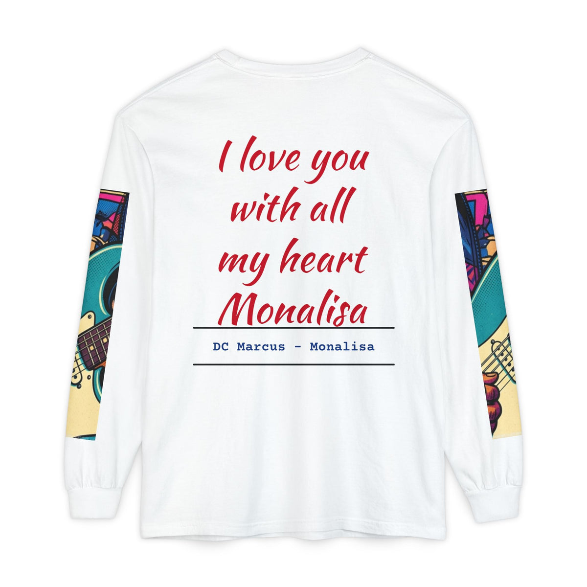 Unisex Garment-dyed Long Sleeve T-Shirt - DC MARCUS MERCH