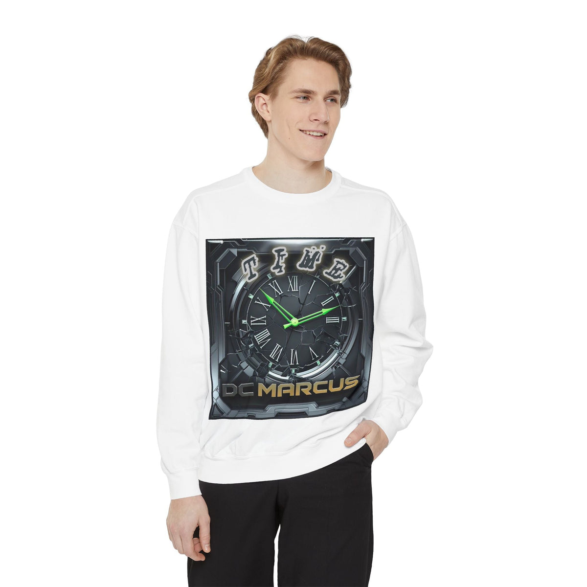Unisex Garment-Dyed Sweatshirt - DC MARCUS MERCH