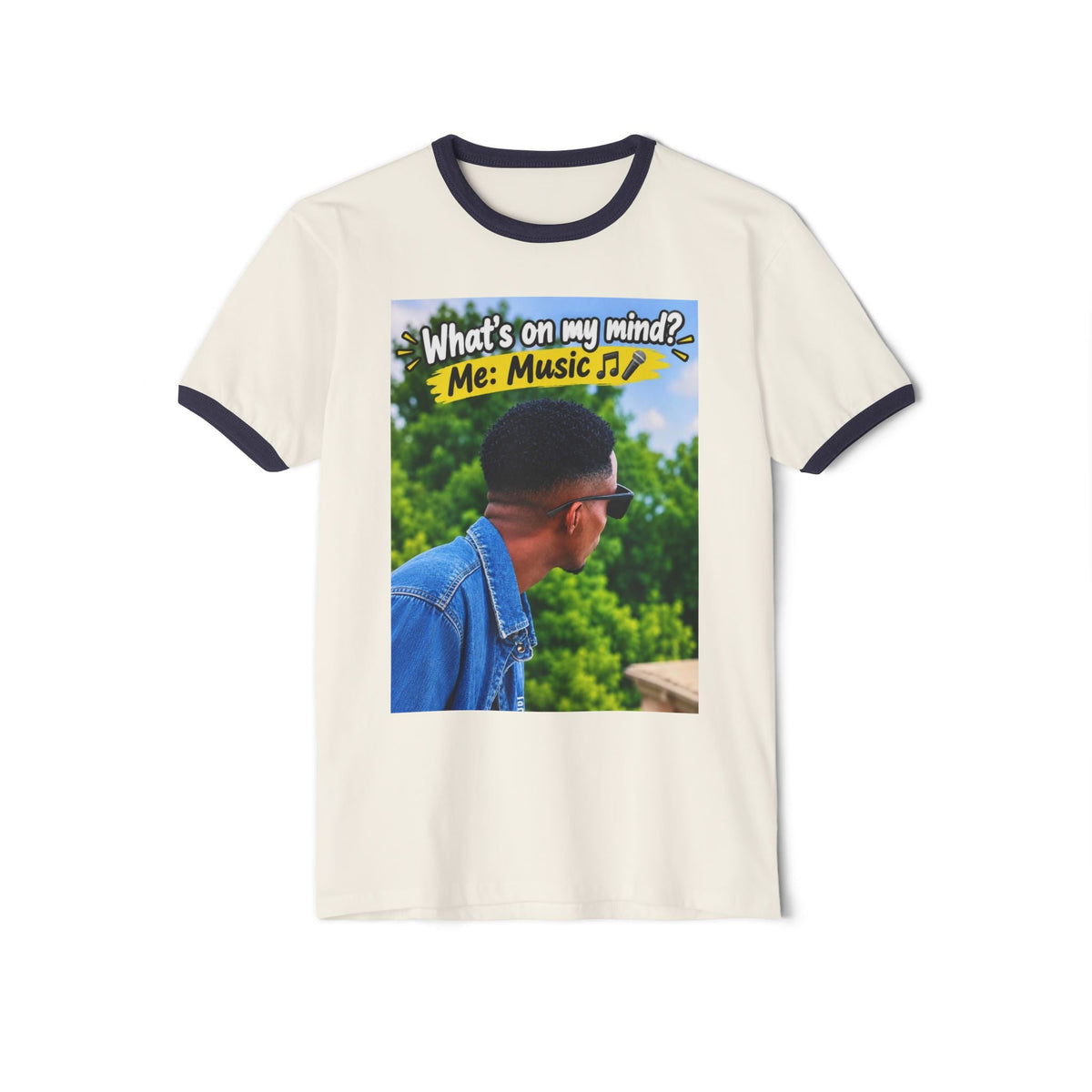 What's on My Mind? Music Ringer T-Shirt – D.R.E.A.M. Chaser Graphic - DC MARCUS MERCH